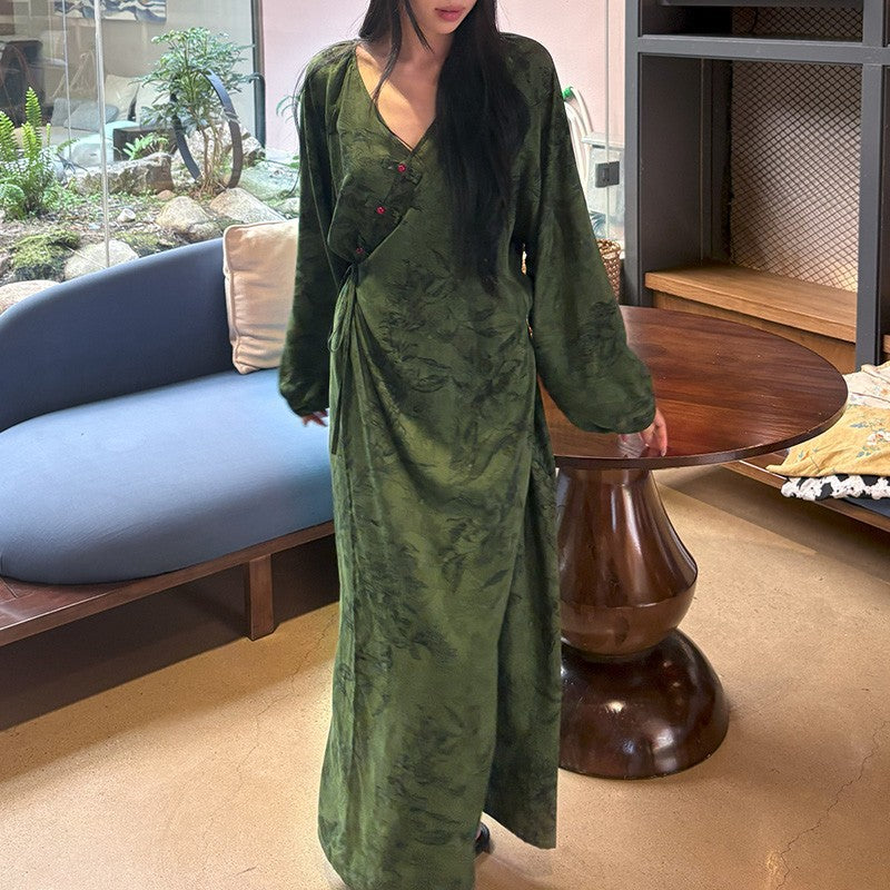 Relaxed-fit Floral-print Dress - Simple and Comfortable Style
