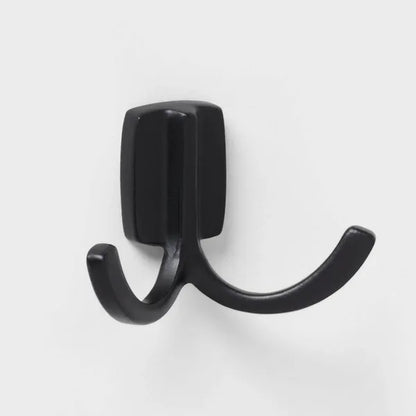 Modern Octopus Hook Matte Black - Cast Aluminum Towel Hook