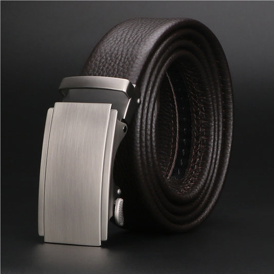 Men's Automatic Belt for Formal and Casual Work - Business Style