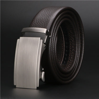 Men's Automatic Belt for Formal and Casual Work - Business Style
