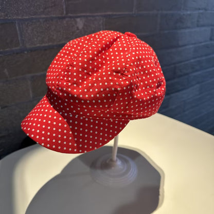 Bow Tie Strap Sun Protection Cap - Dot Pattern Baseball Hat