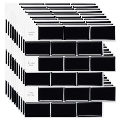 Self-Adhesive Splashproof Wall Tiles - 12x12 Inch Subway Tile 10pcs
