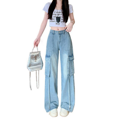 Straight-leg Floor-length Pants - Figure-flattering Style