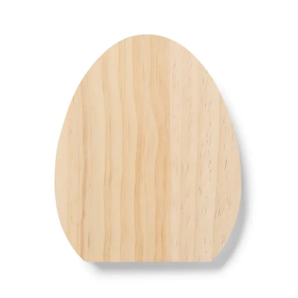Easter Craft Egg Wood Base - Unfinished DIY Desktop Ornament