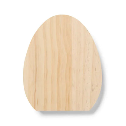 Easter Craft Egg Wood Base - Unfinished DIY Desktop Ornament