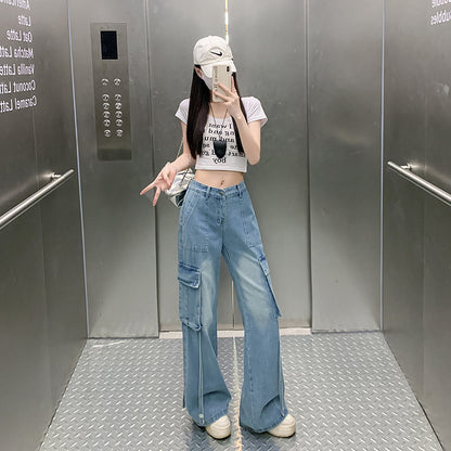 Straight-leg Floor-length Pants - Figure-flattering Style