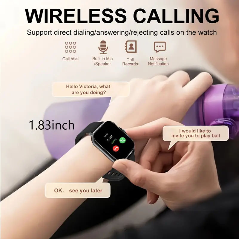 Smart Fitness Watch | Call, Health & Activity Tracker