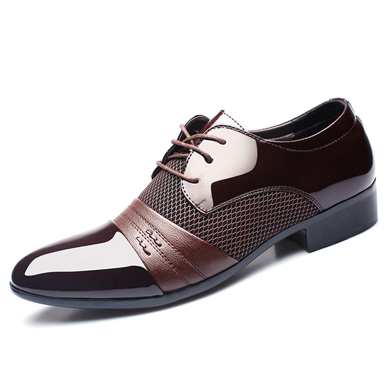 Korean Leather Shoes For Men - Fashionable Korean Style Shoes