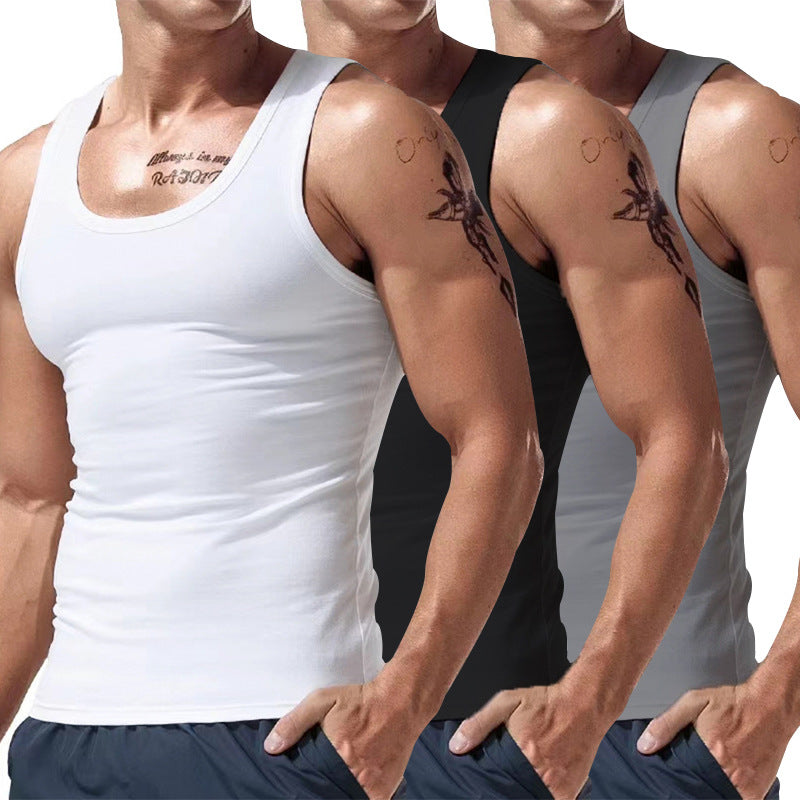 Men's Short Sleeve Three-Piece Set - Spring & Summer Multi-Color
