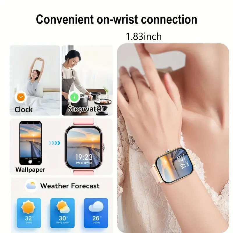 Smart Fitness Watch | Call, Health & Activity Tracker