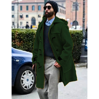 Men's Retro Wool Trench Coat