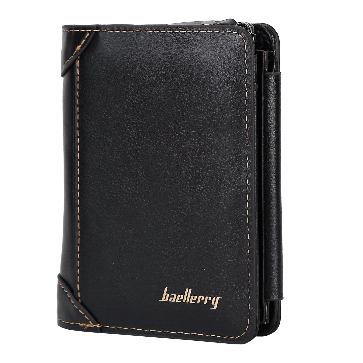 Trifold Leather Wallet | Men's Large Capacity RFID Purse