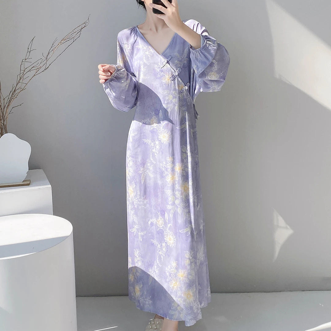Relaxed-fit Floral-print Dress - Simple and Comfortable Style