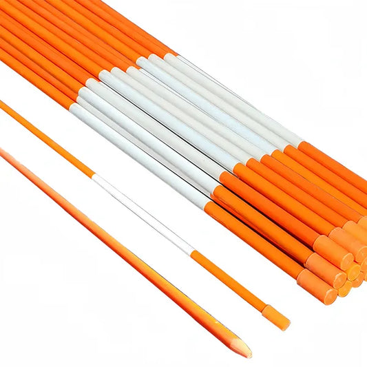Hollow Snow Pole With High Visibility 50PC Reflective Driveway Markers
