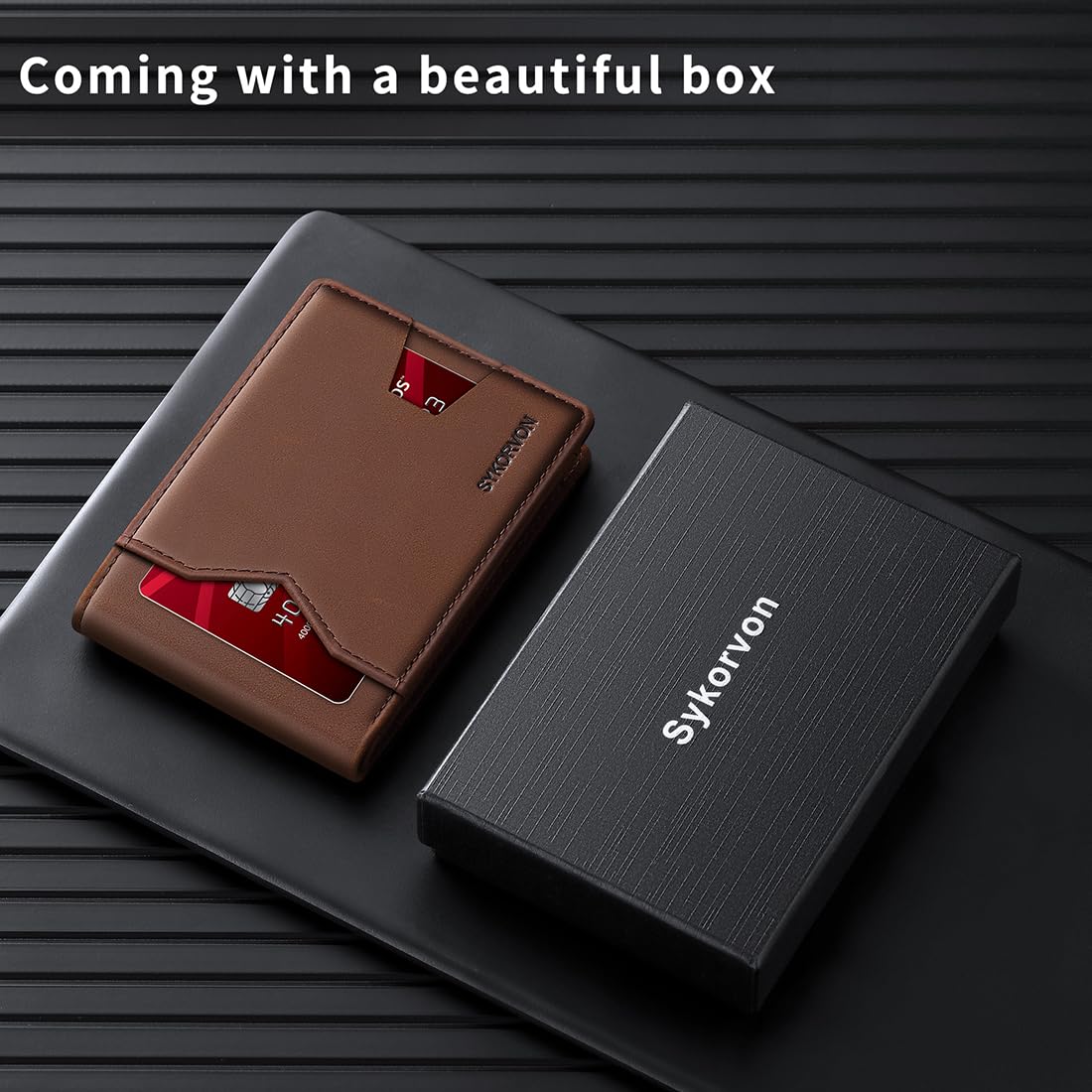 Slim RFID Leather Wallet | Men's Minimalist Bifold