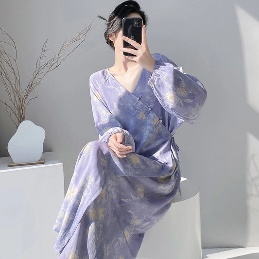 Relaxed-fit Floral-print Dress - Simple and Comfortable Style