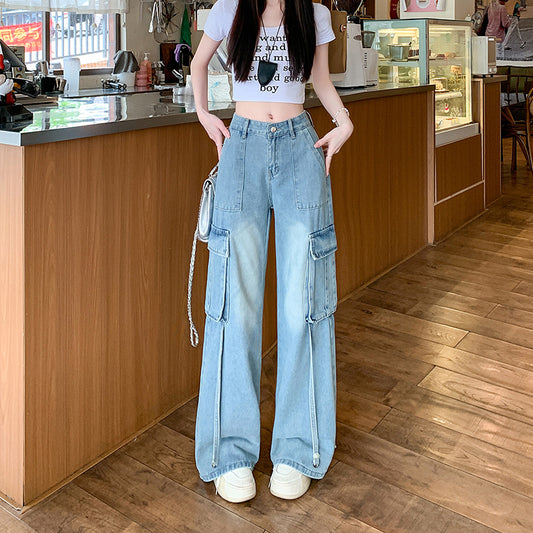 Straight-leg Floor-length Pants - Figure-flattering Style
