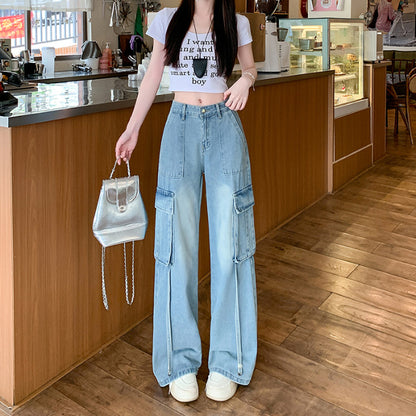 Straight-leg Floor-length Pants - Figure-flattering Style