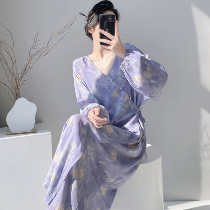 Relaxed-fit Floral-print Dress - Simple and Comfortable Style