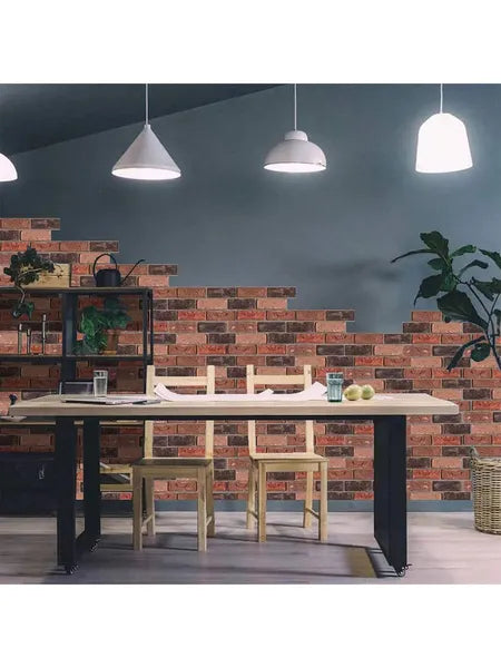 Waterproof 3D Faux Brick Wall Panels - 30pcs Peel And Stick