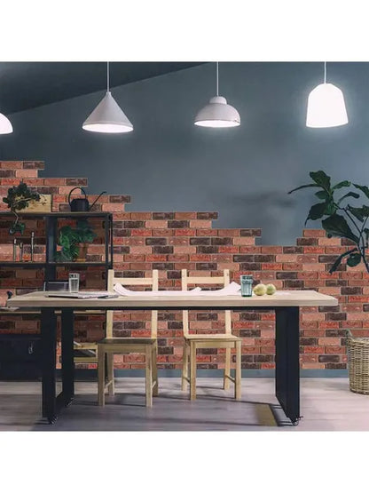 Waterproof 3D Faux Brick Wall Panels - 30pcs Peel And Stick