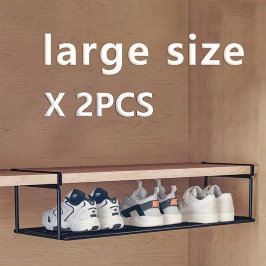 Swiss Quality Adjustable Expandable Shoe Rack - Stackable Iron