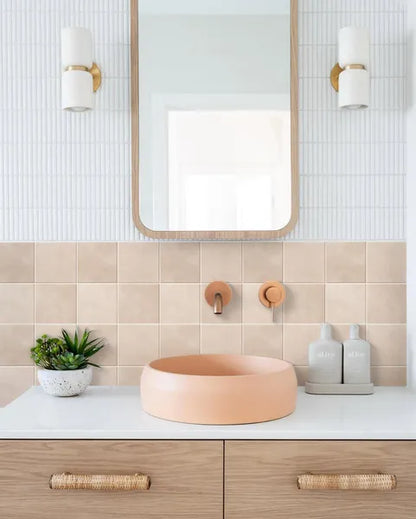 Self-Adhesive Subway Splash Wall Tiles - 10x10 Inch 10pcs Set