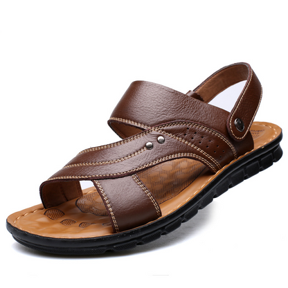 Adjustable Back Strap Sandals - Men's Summer Beach Shoes & Slides