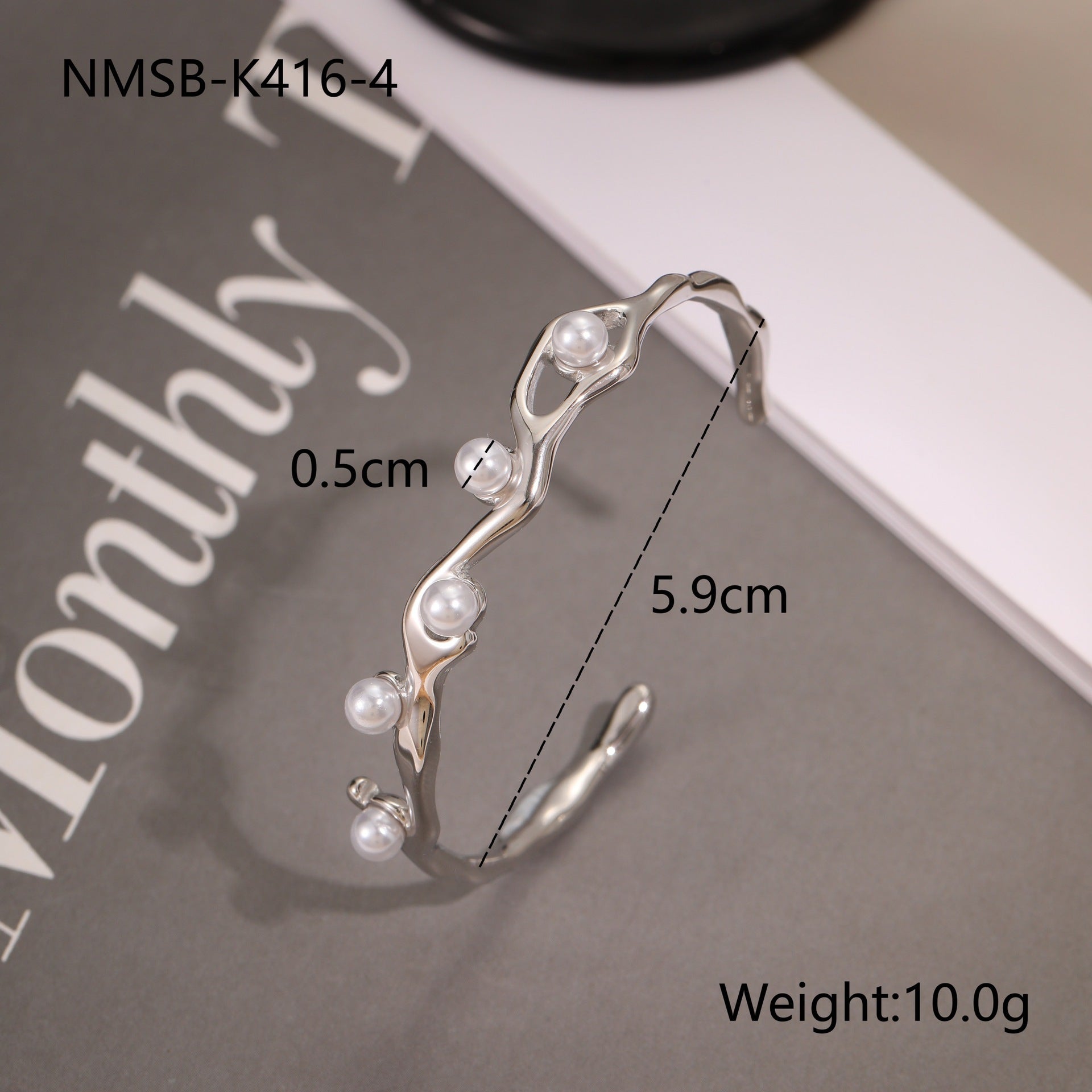 Stainless Steel Open Bracelet | European Fashion Design Bangle