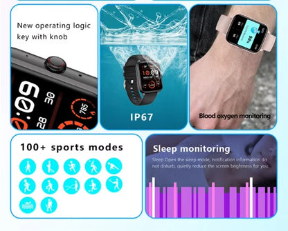 1.83 Inch Smartwatch | Heart Rate Fitness Tracker Watch