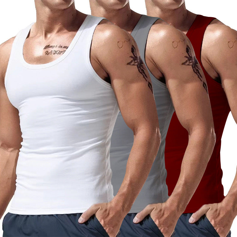 Men's Short Sleeve Three-Piece Set - Spring & Summer Multi-Color
