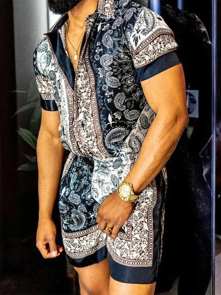 Men's 3D Printed Shirt | Casual Slim Fit Outfit