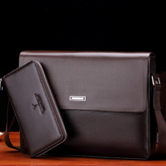 Large-capacity Leather Bag - Trendy Men's Business & Casual Satchel